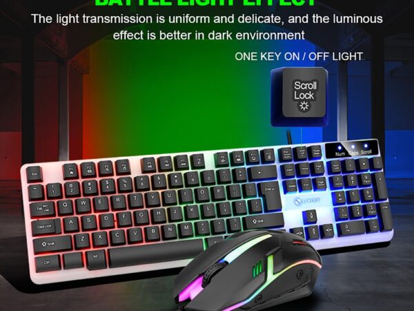 GTX350 Glow Keyboard Mouse Set