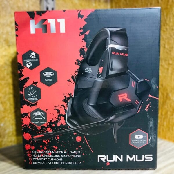 Run Mus K11 Gaming Headphones