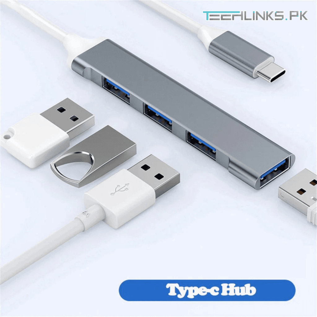 Type C 3.1 to USB Hub 4 Port