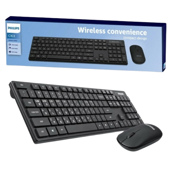 Philips C103 Wireless Keyboard & Mouse