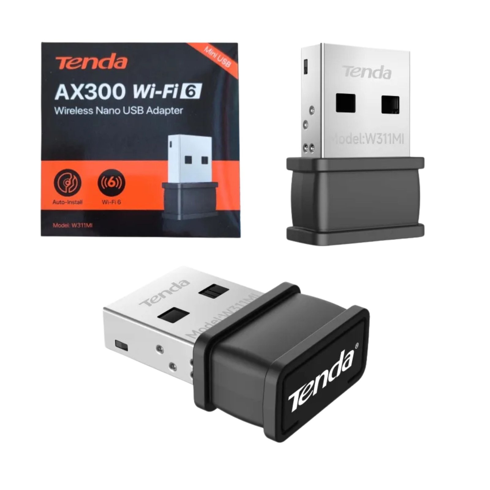 2 Tenda AX300 Dual Band WiFi USB Dongle