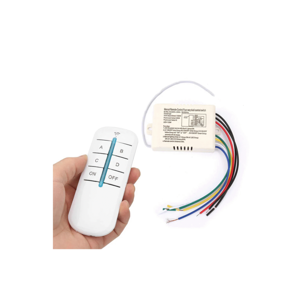 4 Way Remote Control Switch