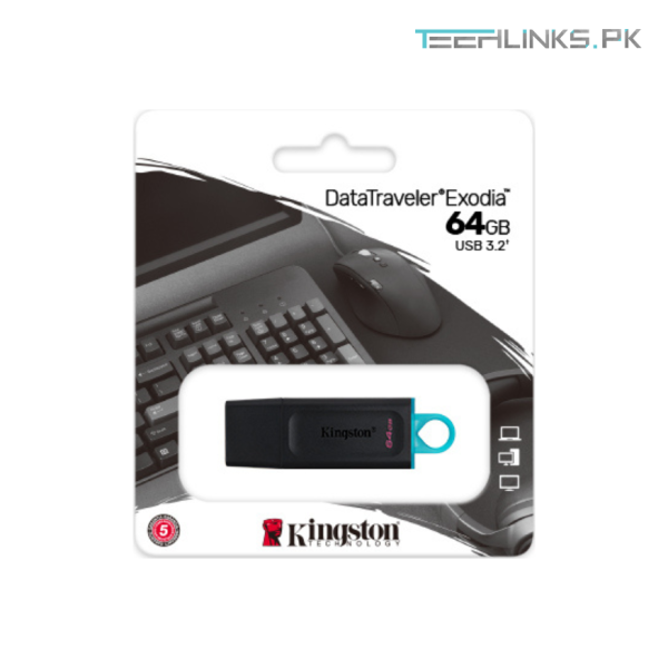 Kingston 64GB DTX Flash Drive – High-Speed USB Storage