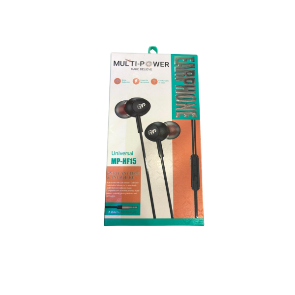 Handfree Wired Earphones | Multi-Power Stereo Sound with Mic
