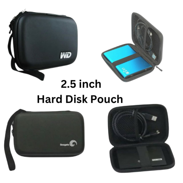 Protective Hard Drive Pouch for 2.5” WD HDD – Shockproof & Water-Resistant Case