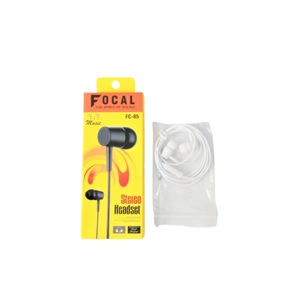 Earphone Stereo Headset Universal Focal Original FC-85