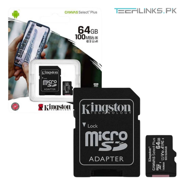 (Original) Kingston 64GB Micro SD Card – High-Speed Memory for All Devices