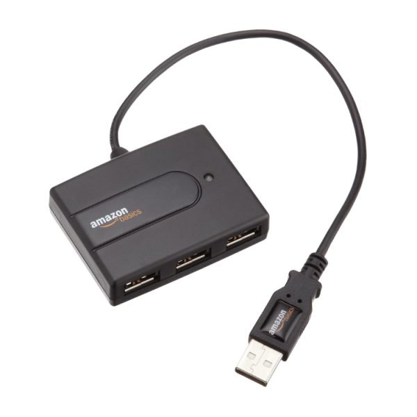 Amazon Basics USB 2.0 Hub – Best Compact Solution for Extra Ports