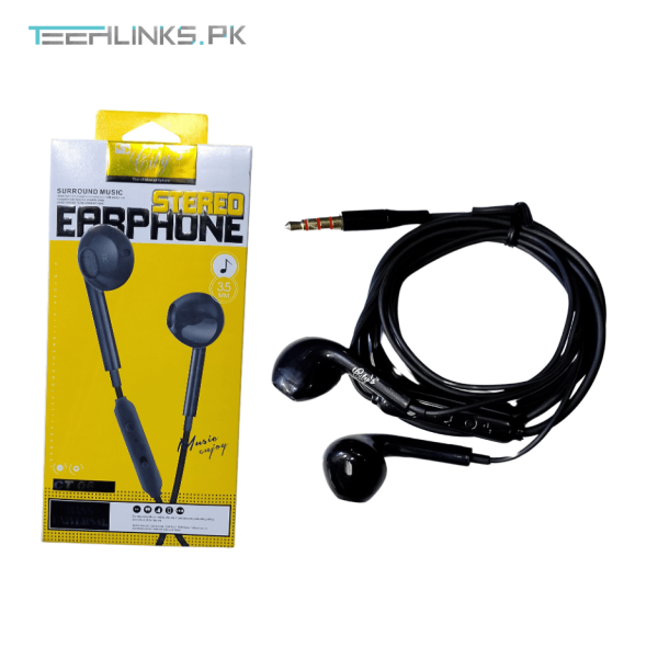 "High-Quality Stereo Earphones – Crystal Clear Sound & Deep Bass"