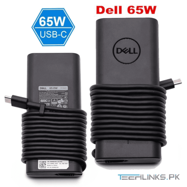 "Dell Type-C Charger: Safe, Fast, and Portable Power for Your Laptop"