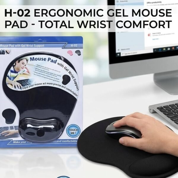 Mouse pad with gel cushion