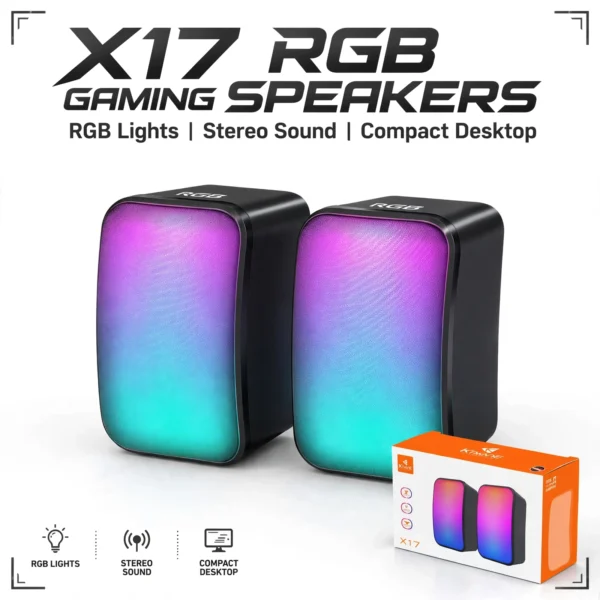 RGB USB Computer Speakers