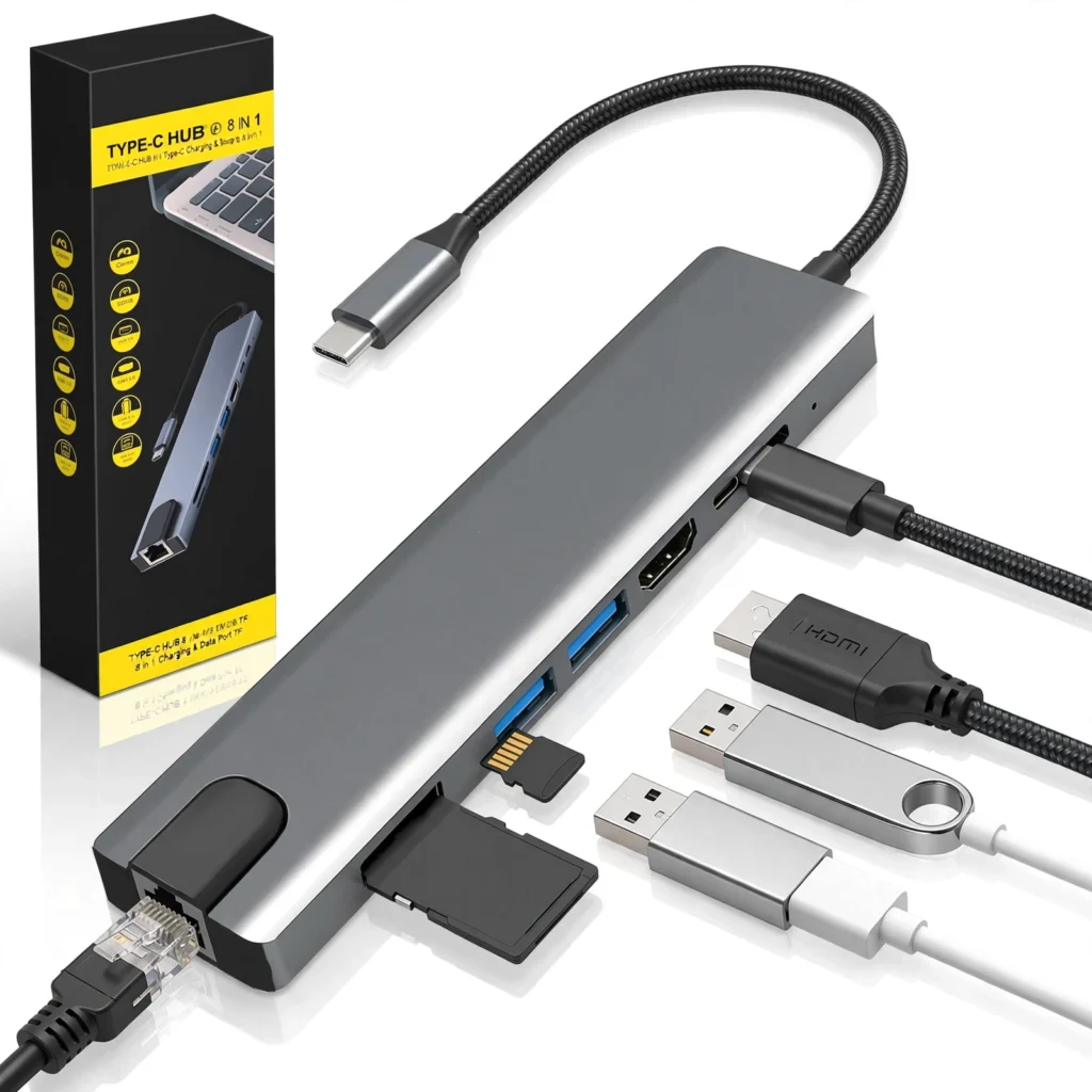 8-in-1 USB C Hub Adapter