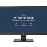 HP 24uh 24-Inch Full HD 1080p LED Backlit Desktop Monitor, 1920x1080 60Hz, 5ms Response, HDMI DVI-D VGA Triple Input, VESA Mountable Anti-Glare TN Screen Computer Display