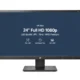 HP 24uh 24-Inch Full HD 1080p LED Backlit Desktop Monitor, 1920x1080 60Hz, 5ms Response, HDMI DVI-D VGA Triple Input, VESA Mountable Anti-Glare TN Screen Computer Display