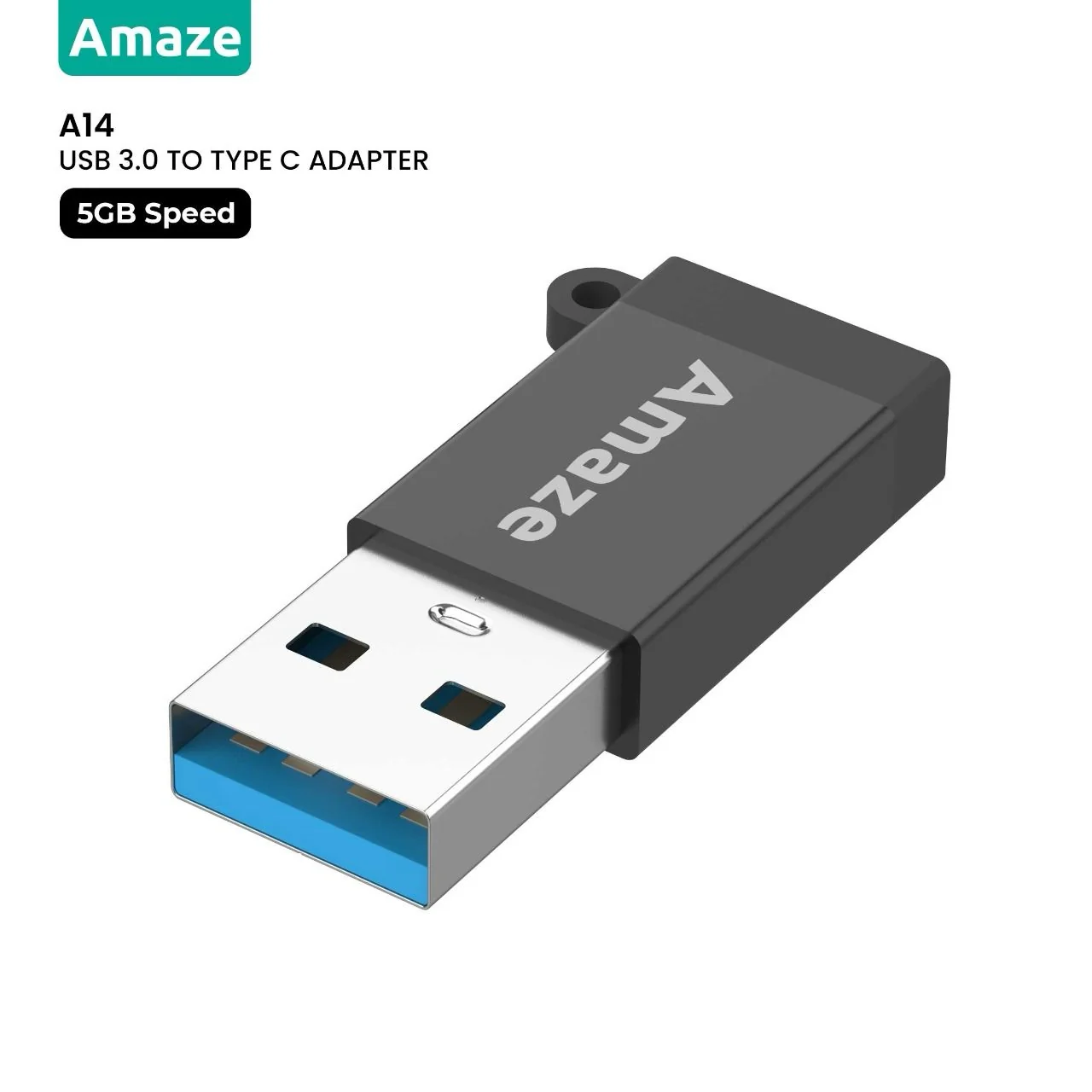 Amaze-A14 Amaze A14 USB 3.0 to USB-C Female Adapter (5Gbps)